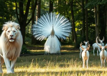 rare albino animals