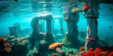 underwater ruins